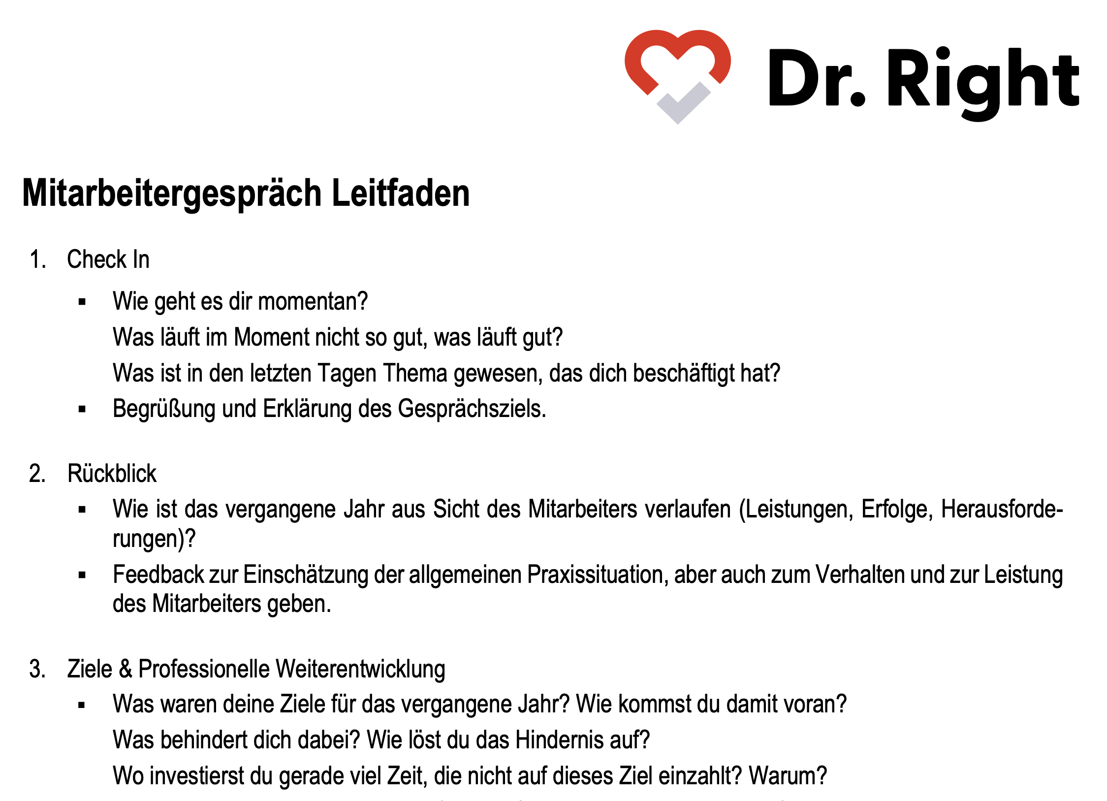 Mitarbeitergespraech