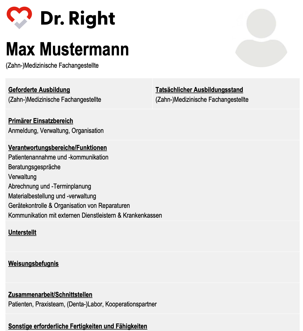 stellenbeschreibung