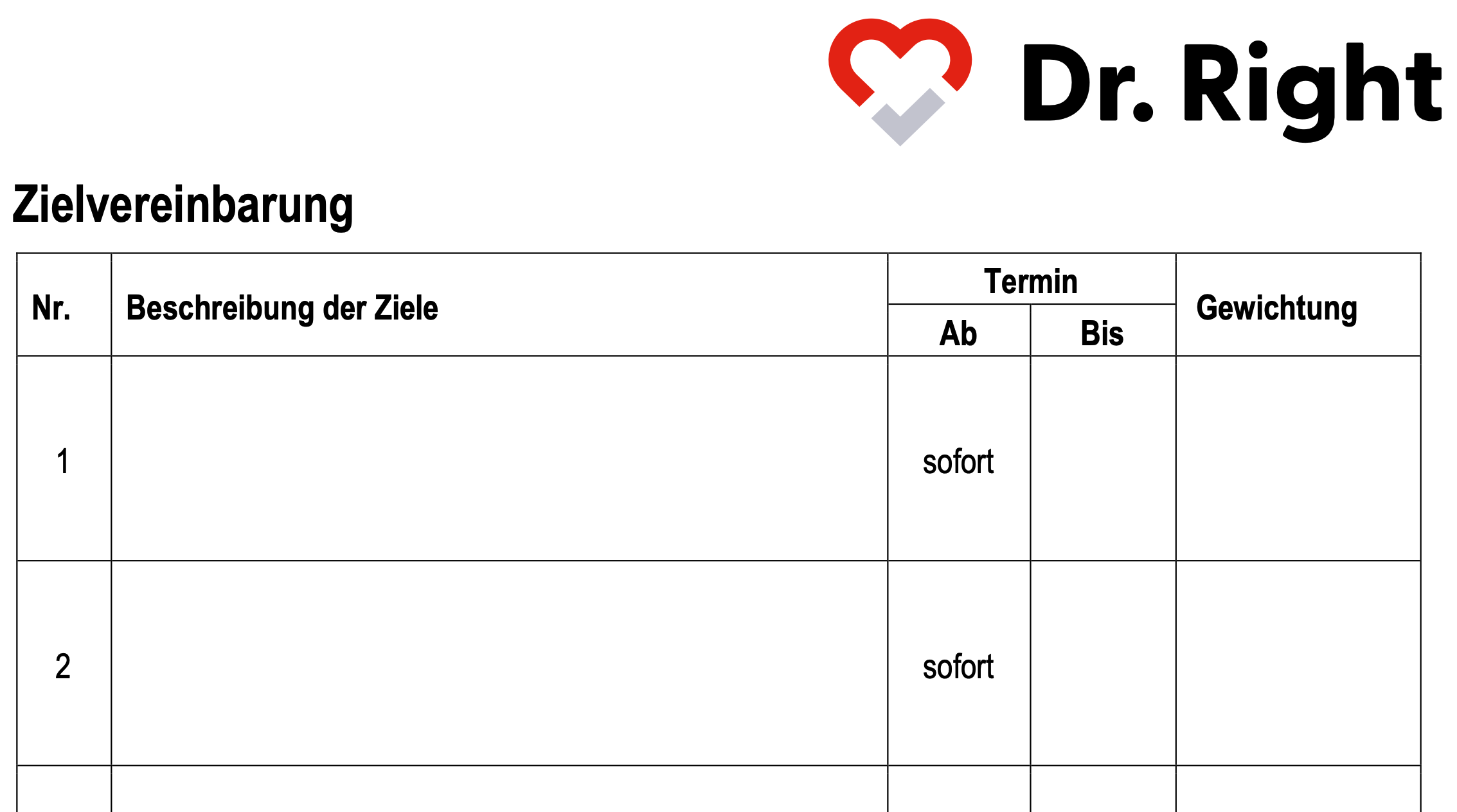 Zielvereinbarung